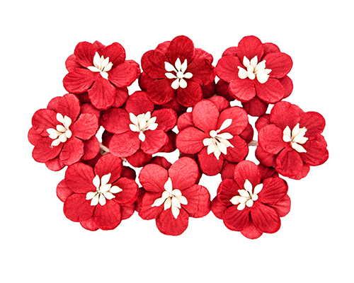 Цветки вишни, набор 10 шт Красный