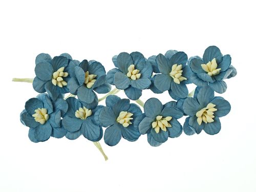 Цветки вишни, набор 10 шт Бледно-голубой
